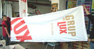 drapel personalizat GRUP LUX 3,0 x 1,0 m